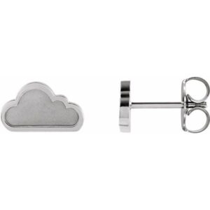 Tiny Cloud Earrings