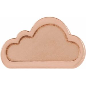 Tiny Cloud Earrings