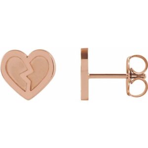 Tiny Heart Earrings