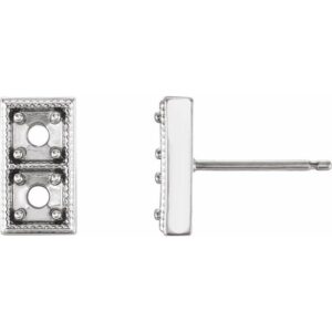 Two-Stone Earrings