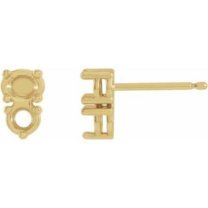 Two-Stone Earrings