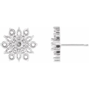 Vintage-Inspired Cluster Earrings