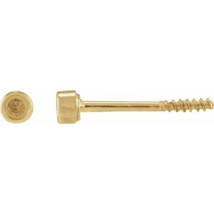 Youth Bezel-Set Stud Earrings