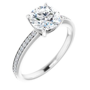 120792 Accented Engagement Ring