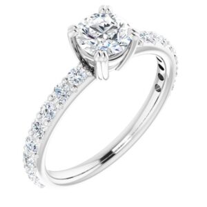 120302 Accented Engagement Ring